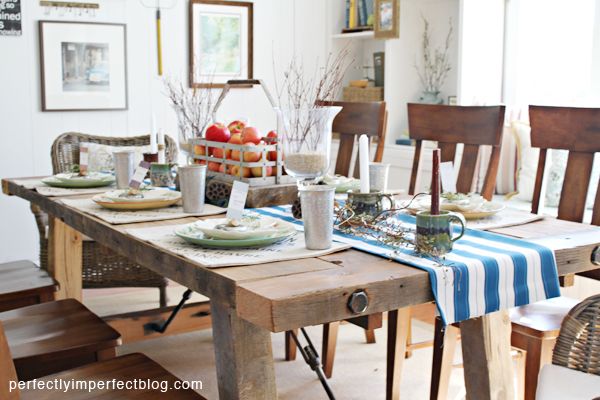 FARMHOUSE TABLE | Perfectly Imperfect Blog