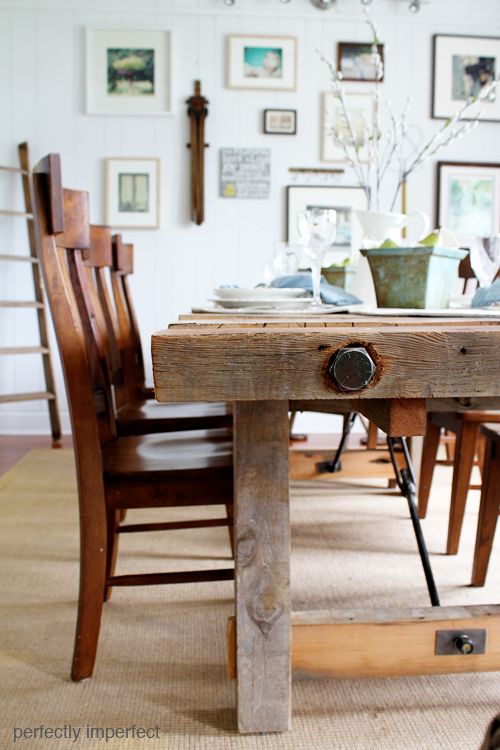 Barn Wood Dining Room Table
