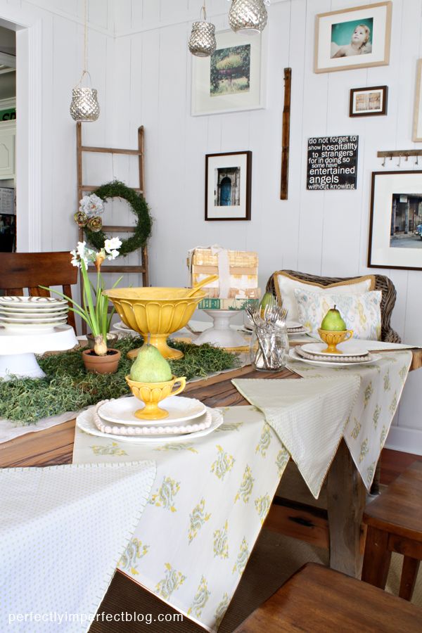 Spring Tablescapes Ideas