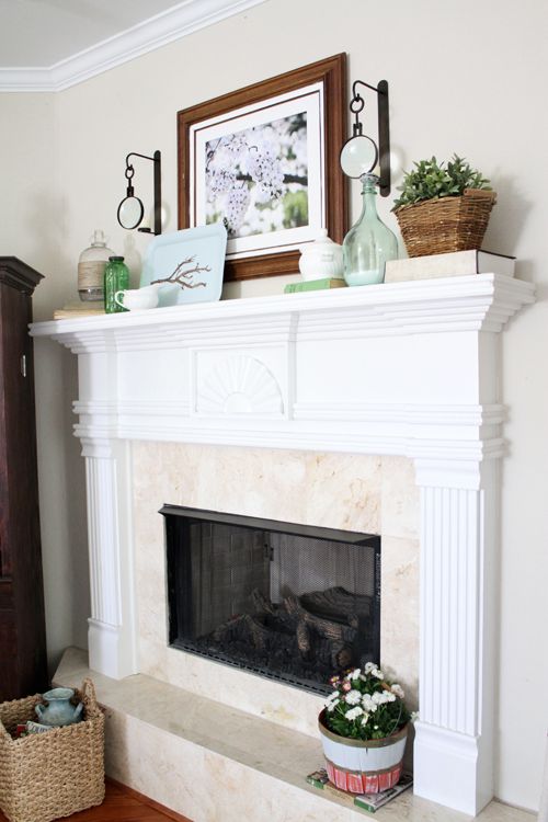 Spring Mantel