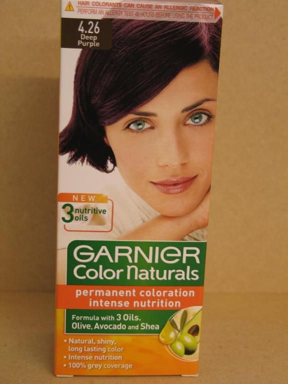 GARNIER DEEP PURPLE 4.26 COLOR NATURALS PERMANENT HAIR COLOUR eBay