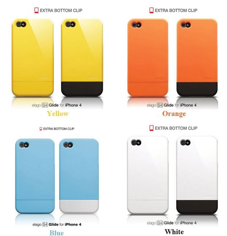 elago S4 Glide Case For iPhone 4 - Slim Slider Snap-on Hard Back elago S4 Glide Bottoms iPhone 4 Cover Casing Cases elago S4 Glide Case For iPhone 4 - Slim Slider Snap-on Hard Back elago S4 Glide Bottoms iPhone 4 Cover Casing Cases