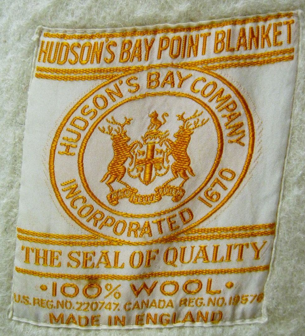 Vintage Hudson Bay Point Blanket Wool Authentic 163413 eBay