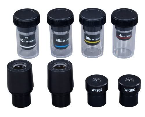 Eyepieces & Obj.