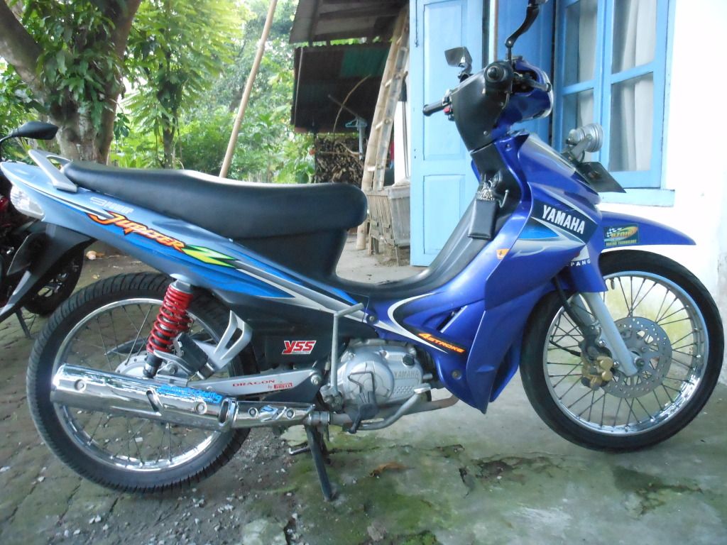 top modifikasi jupiter z 2005 biru