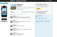 PlayLite Twitter Account