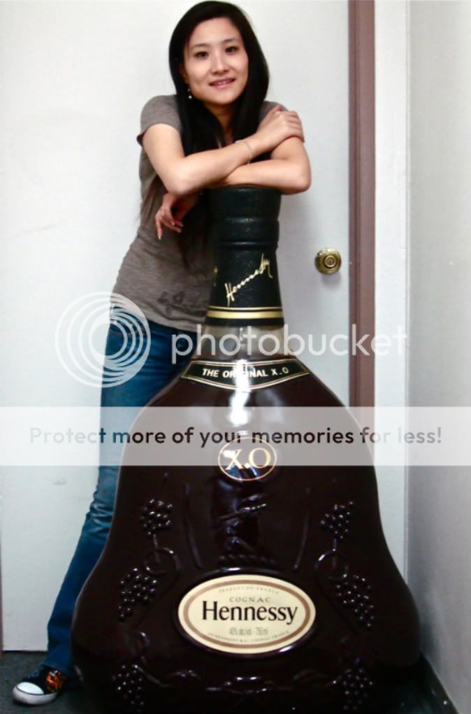 Decorative Giant XO Hennessy Cognac Bottle