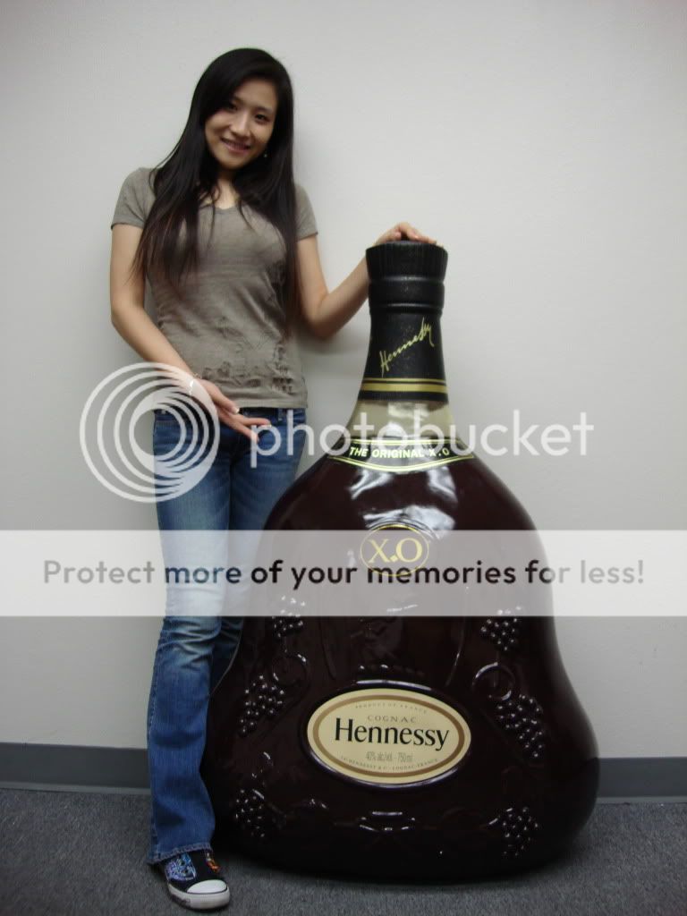 Giant XO Hennessy Cognac Bottle ( girl not included )  