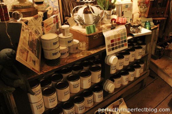 Annie sloan chalk paint at perfectly imperfect