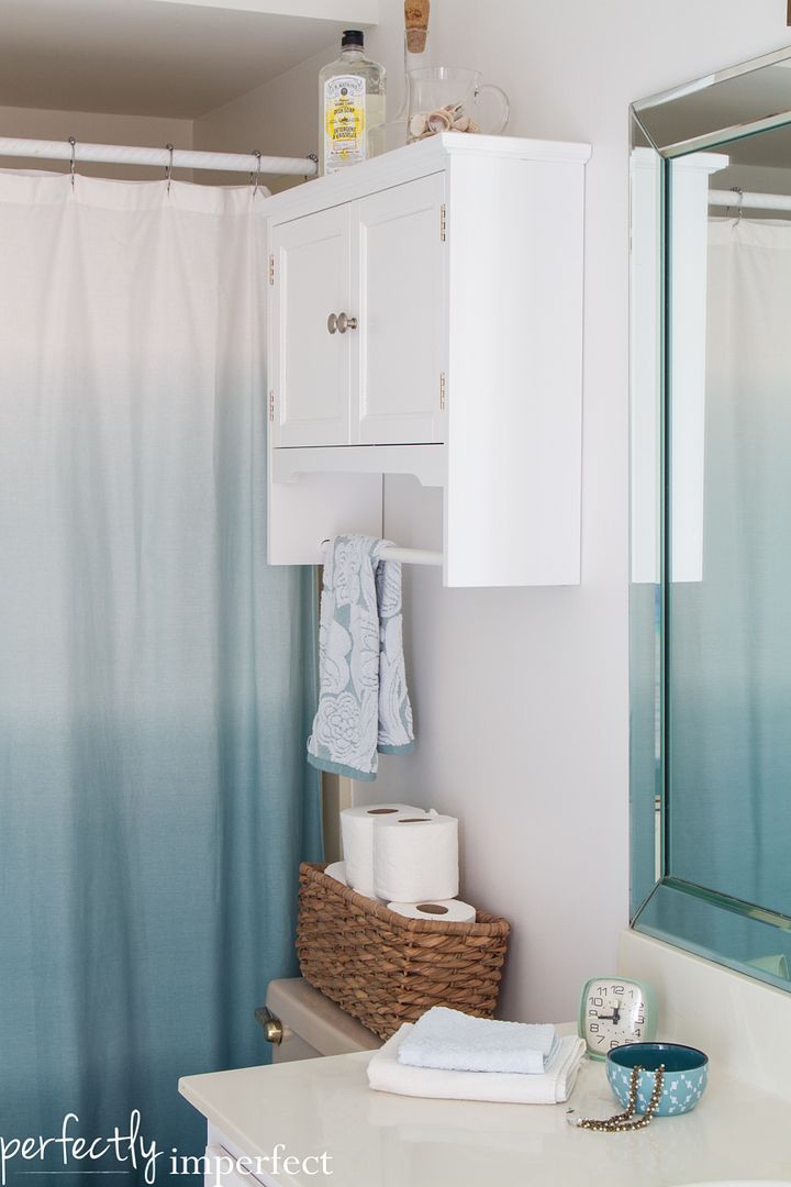 $100 Beach Bathroom Reveal | perfectly imperfect