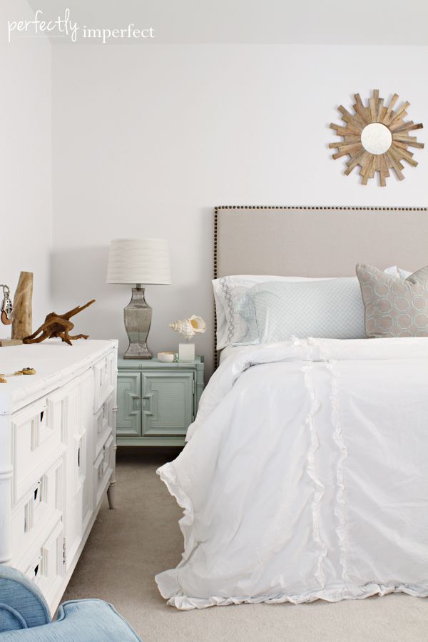 coastal bedroom updates | perfectly imperfect