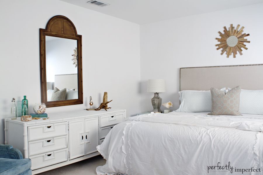 coastal bedroom updates | perfectly imperfect