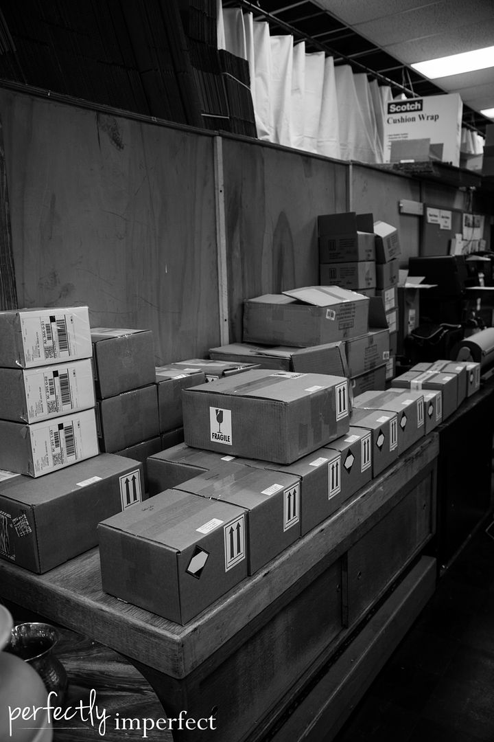 Behind the Scenes: Shipments and More Shipments | perfectly imperfect