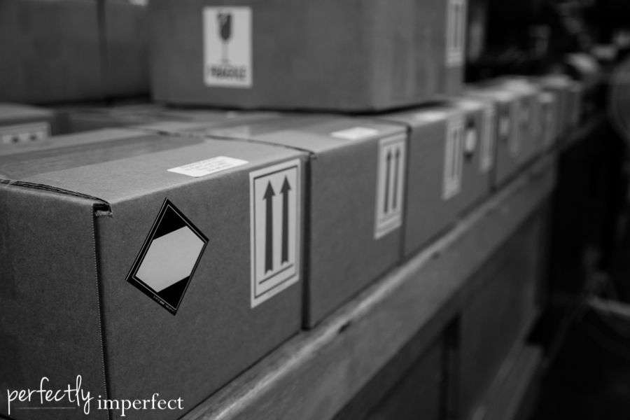 Behind the Scenes: Shipments and More Shipments | perfectly imperfect