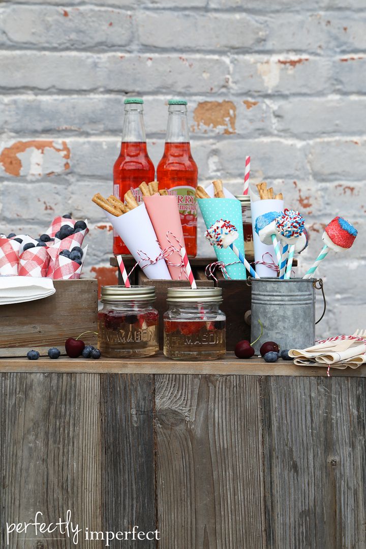 4th of July Kids Treat Bar | perfectly imperfect