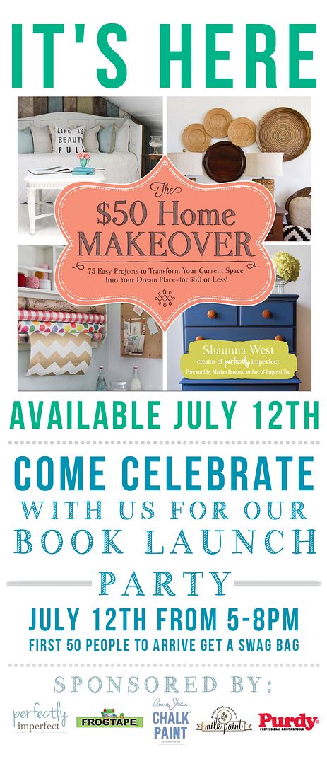 The $50 Home Makeover Book Launch Party | perfectly imperfect