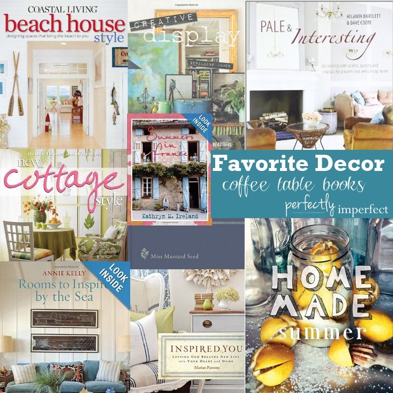 Favorite Home Decor Coffee Table Books | perfectly imperfect