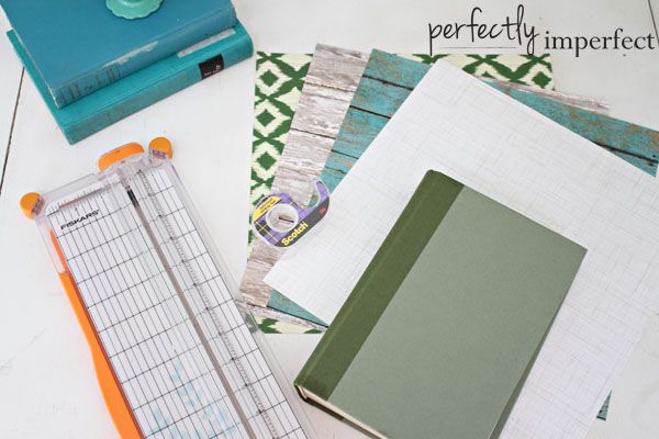DIY designer books | covered books | perfectly imperfect