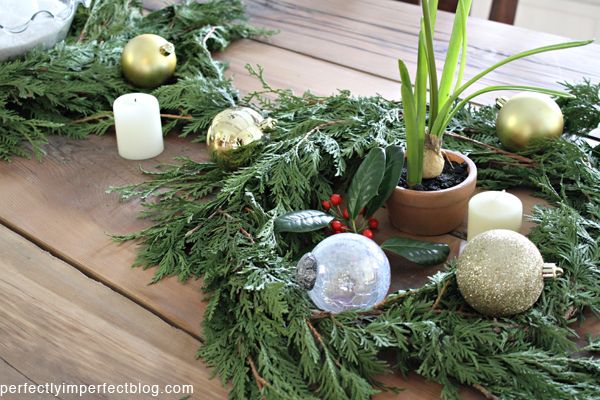 christmas decorating ideas on perfectly imperfect blog.