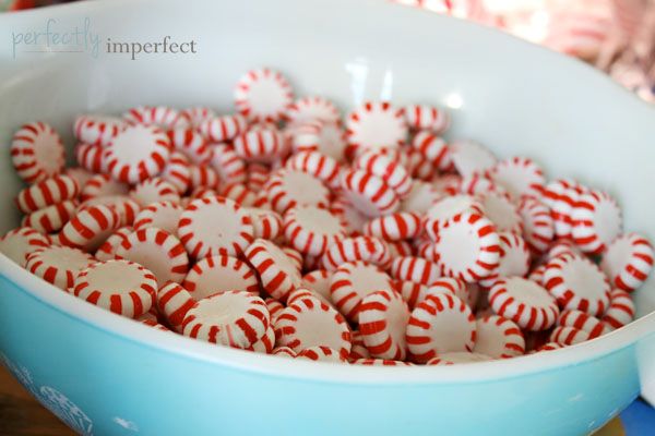 DIY Peppermint Wreath | Christmas Decorating Ideas | Perfectly Imperfect