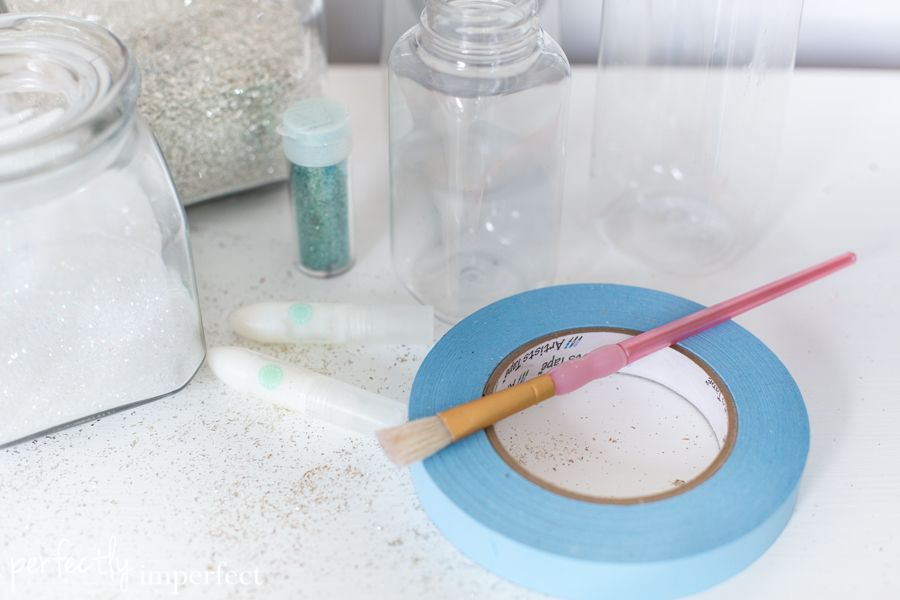 Simple Frozen Party | Easy Glitter Milk Bottle Tutorial | perfectly imperfect