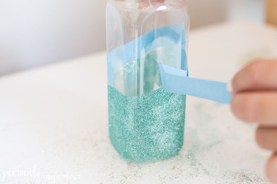 Simple Frozen Party | Easy Glitter Milk Bottle Tutorial | perfectly imperfect