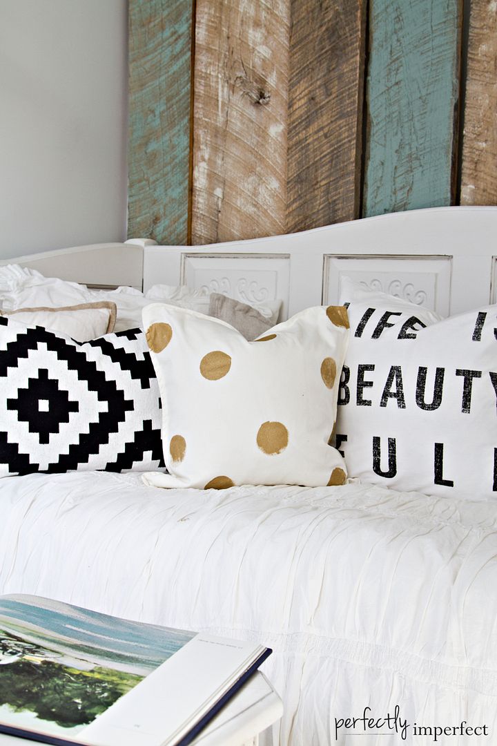 DIY Painterly Pillows | perfectly imperfect