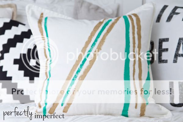 DIY Painterly Pillows | perfectly imperfect