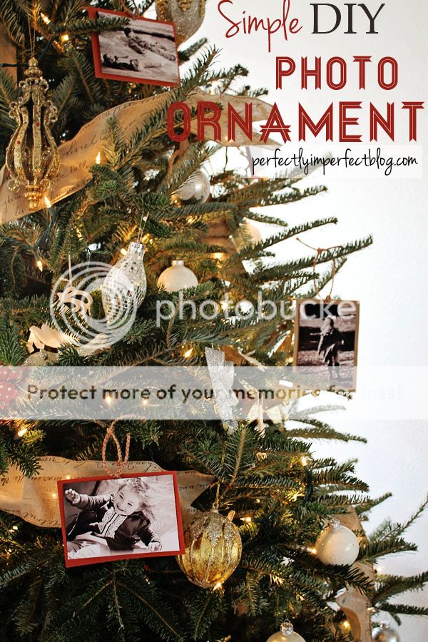 DIY Photo Ornament | Handmade Christmas Ornament | perfectly imperfect