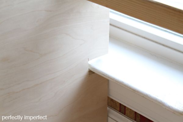 how to build a window bench seat around a window