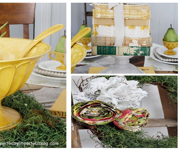 spring table ideas at perfectly imperfect
