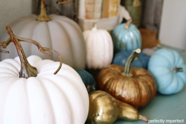 simple fall crafts using chalk paint