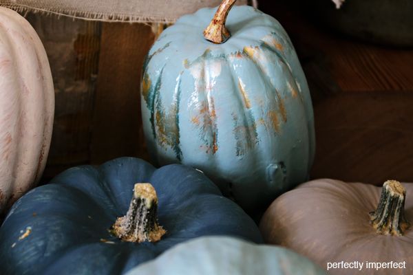 simple fall crafts using chalk paint