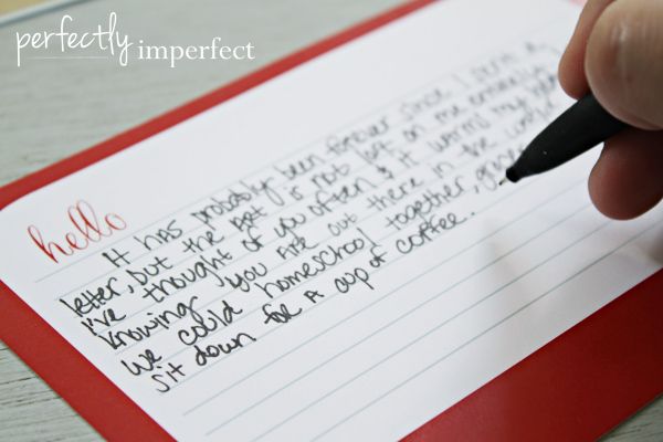 free printable notecards | perfectly imperfect