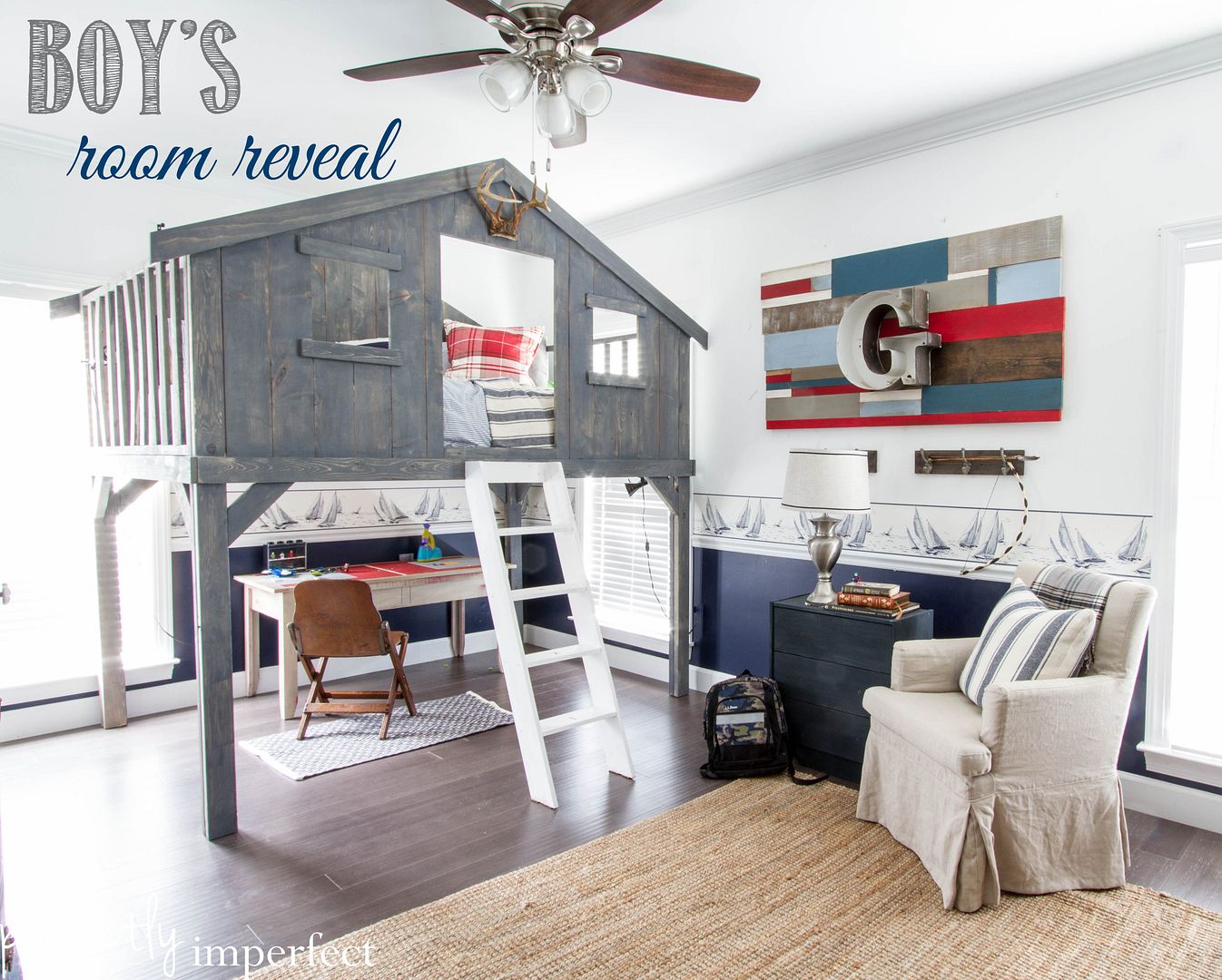 Boy's Room Reveal | perfectly imperfect