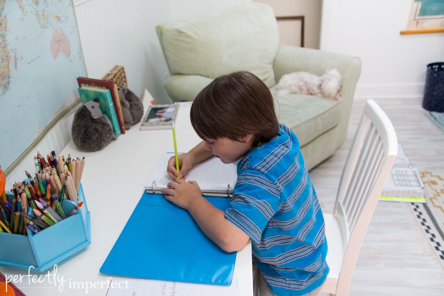 Homeschooling & Setting up the School Room | perfectly imperfect