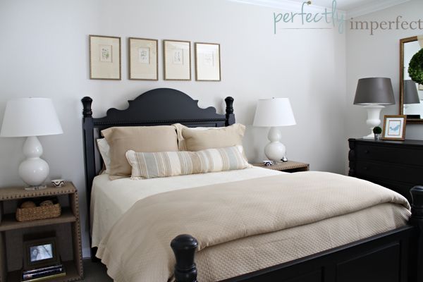 bedroom decorating ideas & chalk paint colors at perfectly imperfect