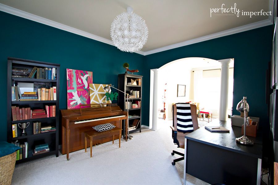 Lisa's Eclectic Office Reveal | perfectly imperfect