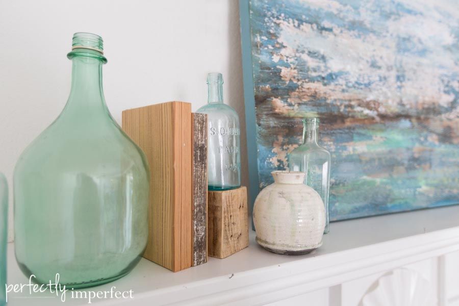 Spring Decorating | Living Room | Mantel | Perfectly Imperfect