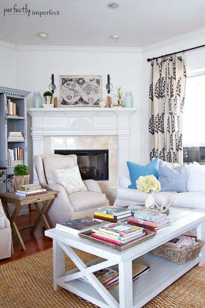 Living Room Before & After | perfectly imperfect