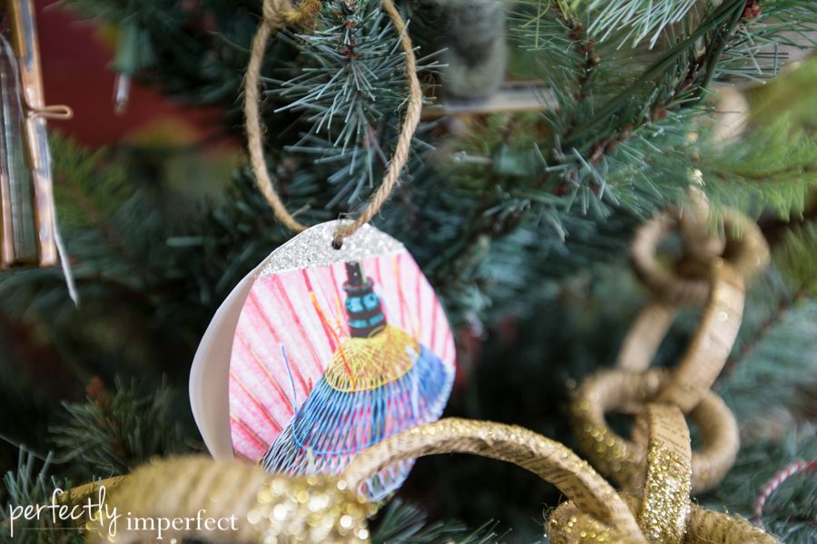 Perfectly Imperfect | The Handmade Home Art Challenge | Simple Paper Ornaments