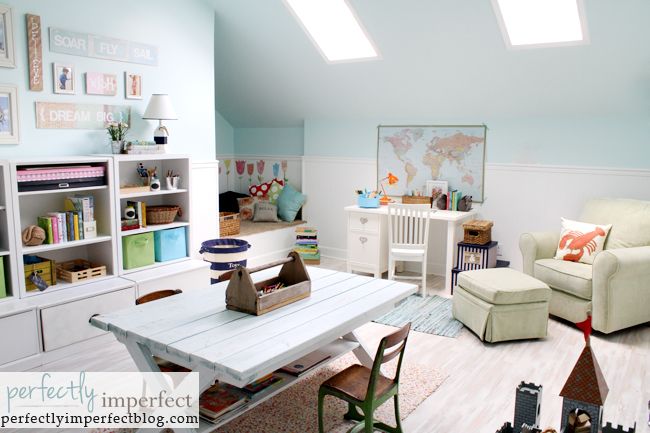Pottery Barn Kids Playroom | Perfectly Imperfect | Playroom & Study Space Ideas