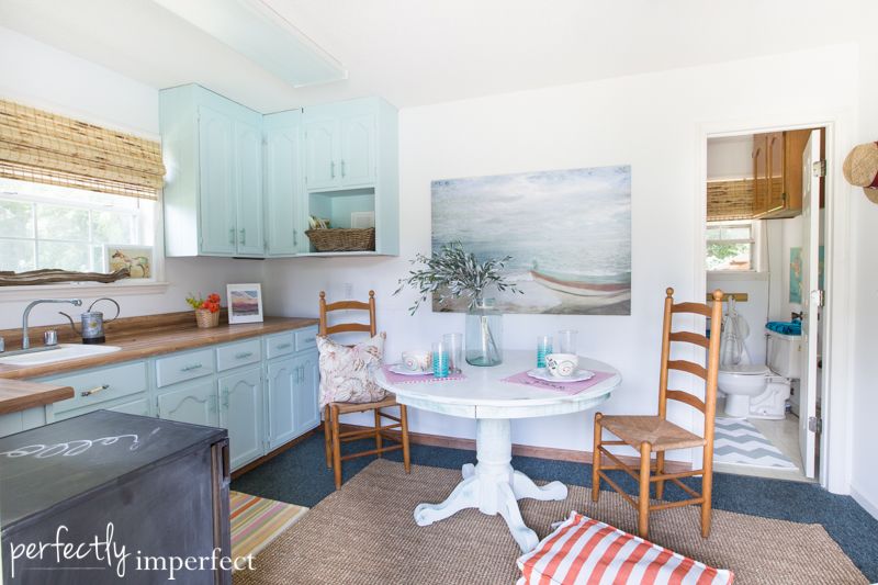 Pool House Makeover | Cottage Coastal Style | perfectly imperfect