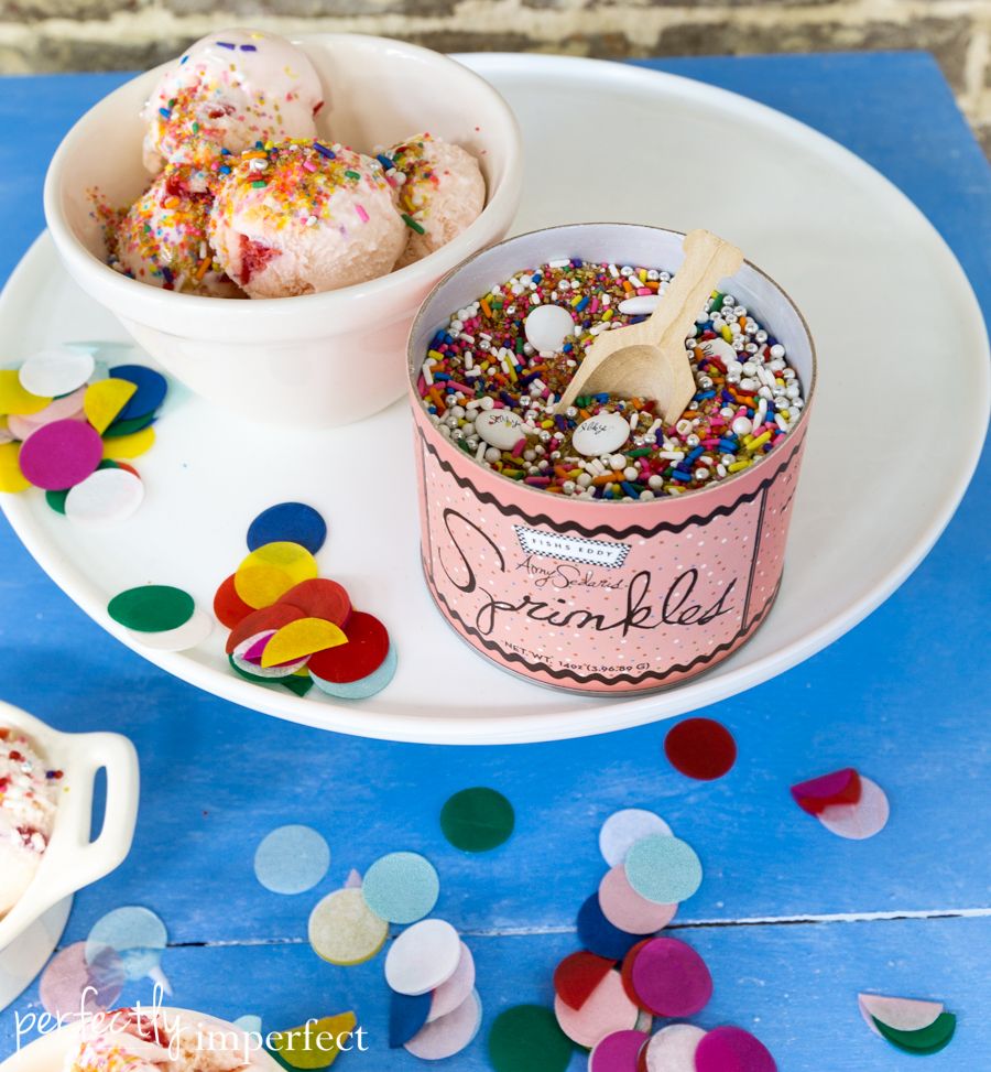 Creamware Dessert Pots, Fishs Eddy Sprinkles, & Photo Shoots | Perfectly Imperfect