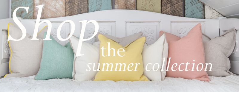 Summer Pillow Collection at Perfectly Imperfect | buy one get one half off