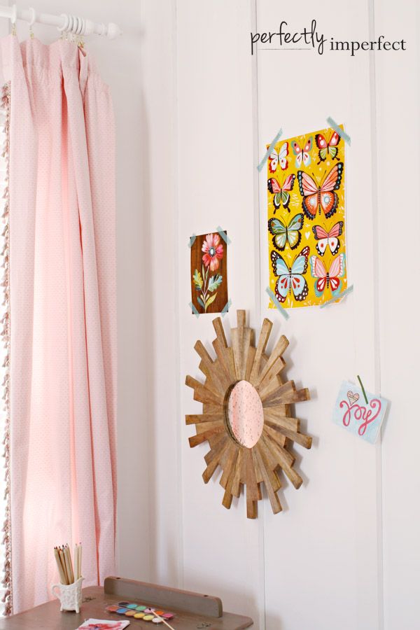girls room decorating | target threshold | perfectly imperfect