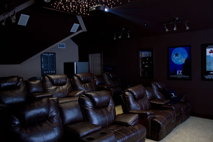 diY home theater at perfectly imperfect 