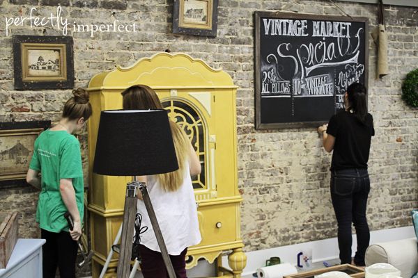 perfectly imperfect's vintage market | shop displays & fair