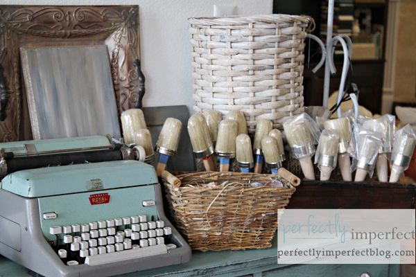 learn how to paint furniture at a chalk paint workshop at perfectly imperfect