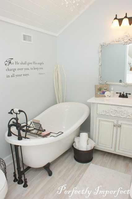 Perfectly Imperfect | Office Bath Redo | Coyuchi Giveaway